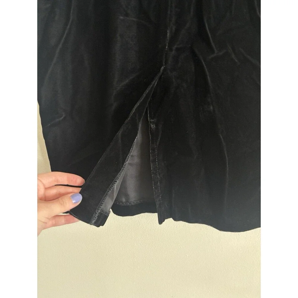 VTG 90s Jessica Scott McClintock VELVET Skirt 14 Large Whimsy Goth Y2K Formal‎